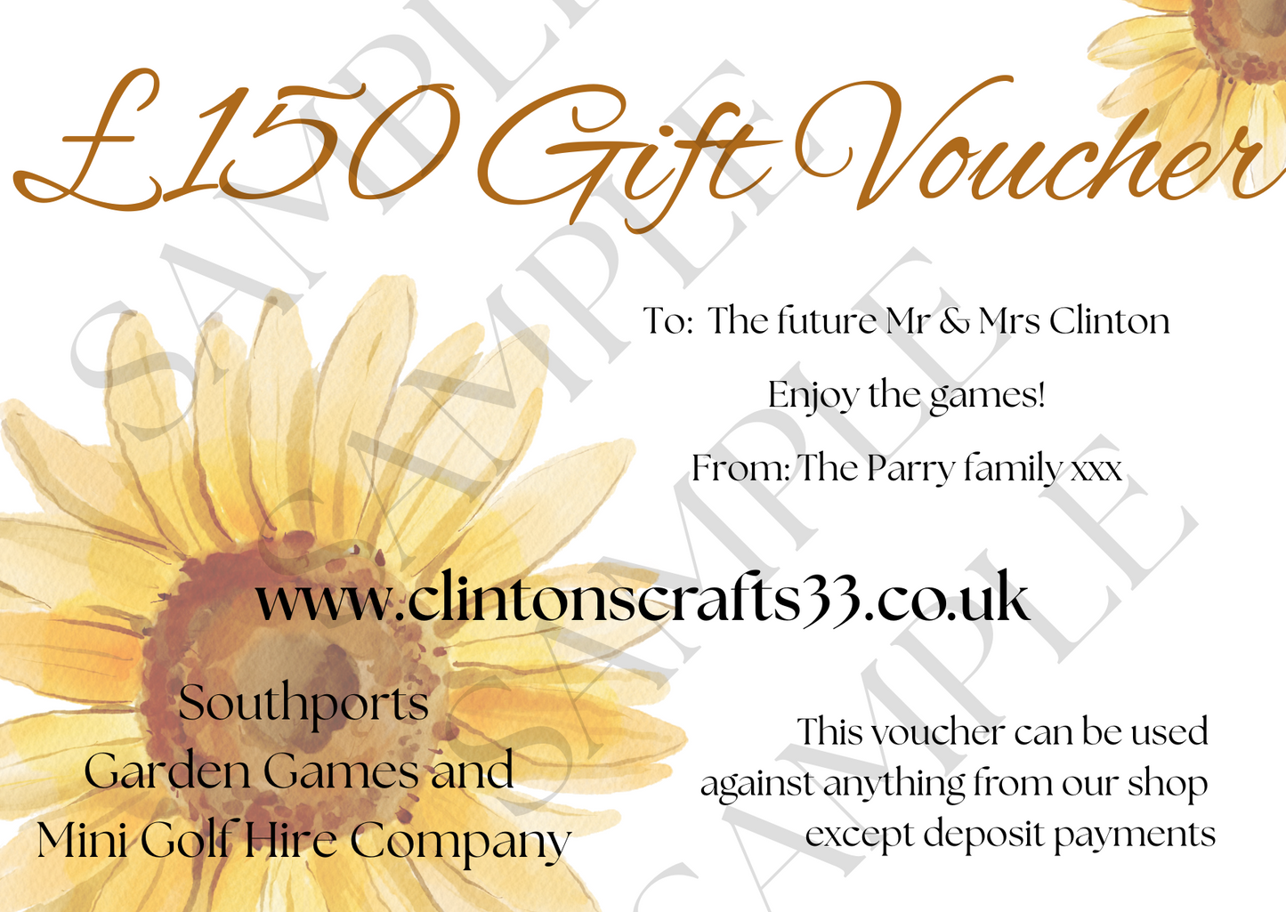 £150 Gift Card