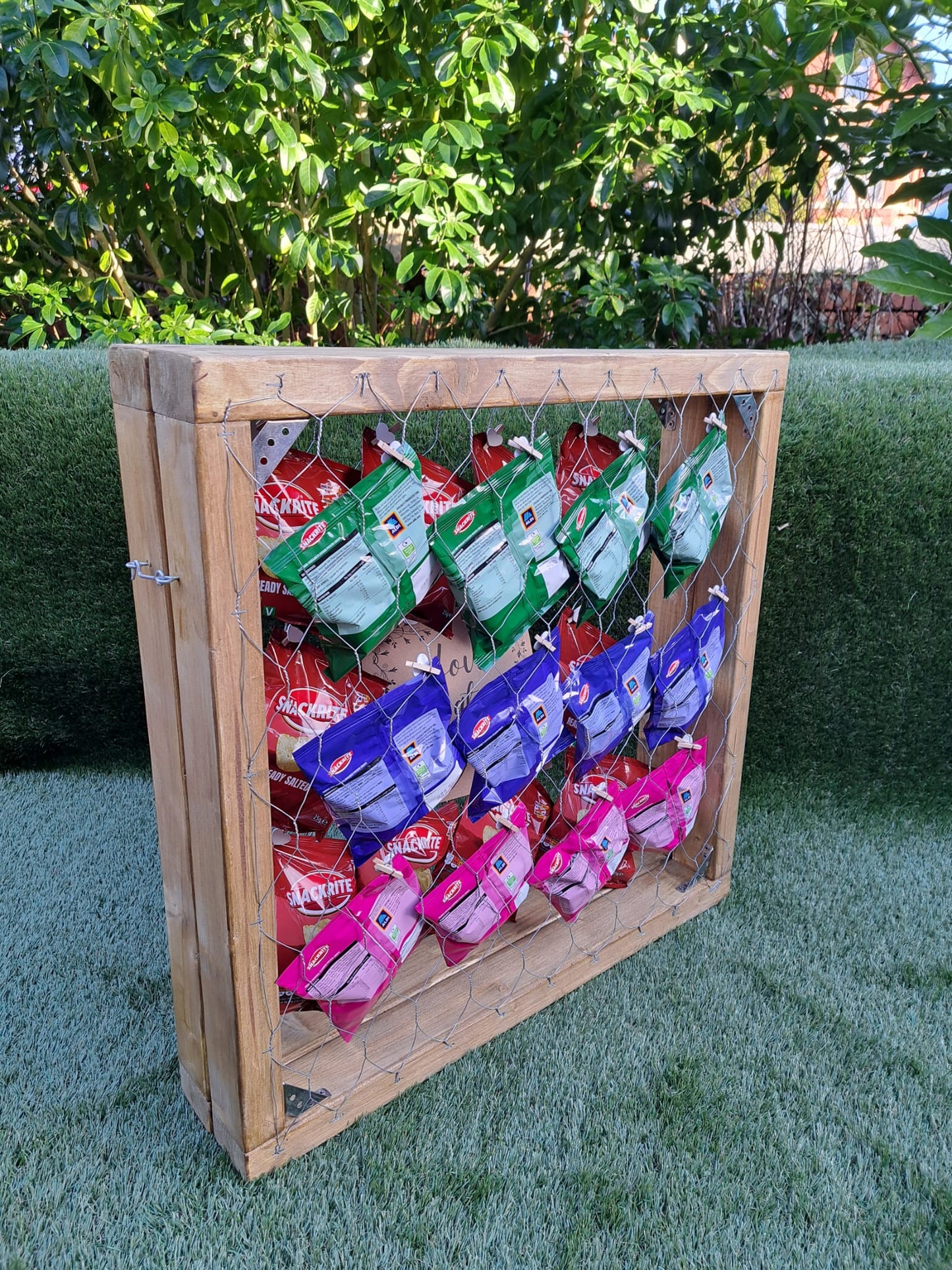 For hire - Rustic Table Top Crisp Wall - £45 filled