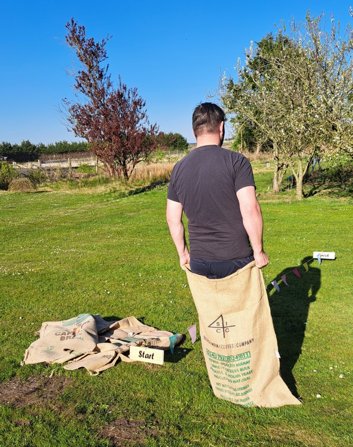 For Hire - Sack Race