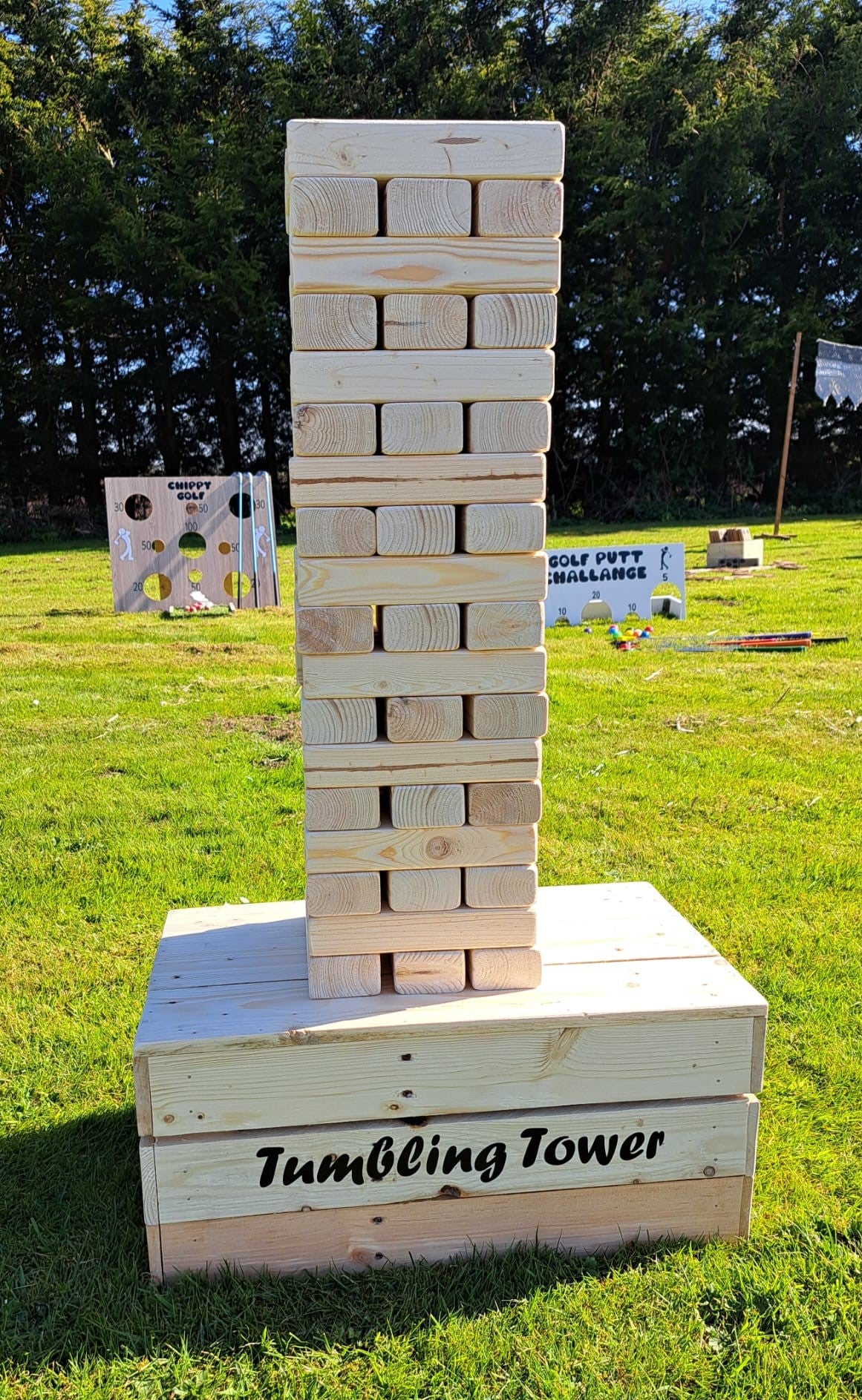 For Hire - Giant Lawn Tumbling Tower