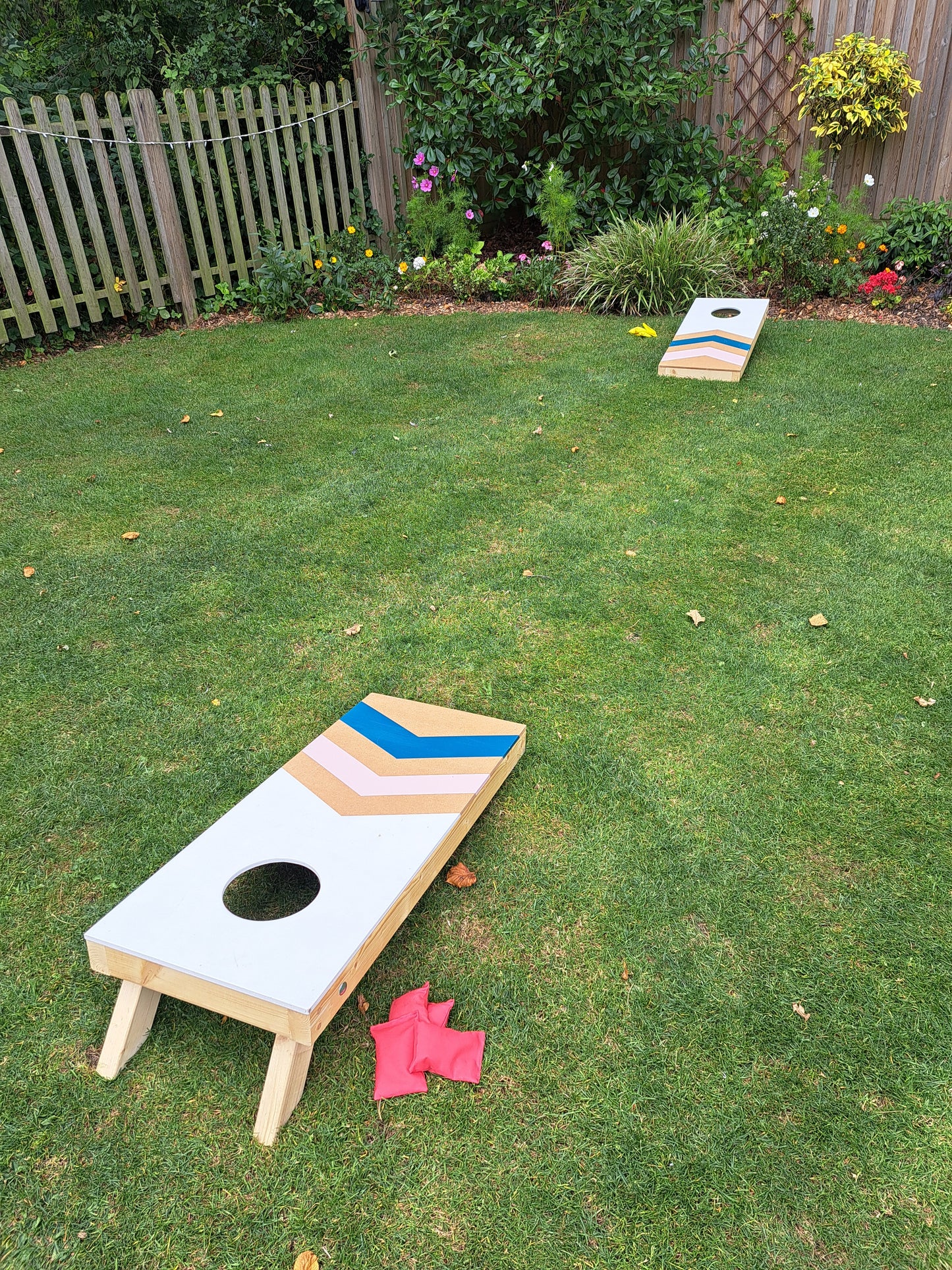 For Hire - Corn Hole Boards Chevron Design