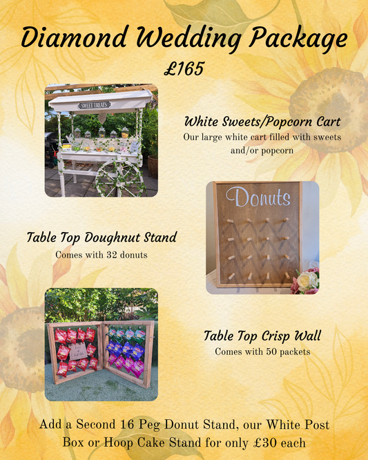 Diamond Wedding Package £165 (£50 deposit)