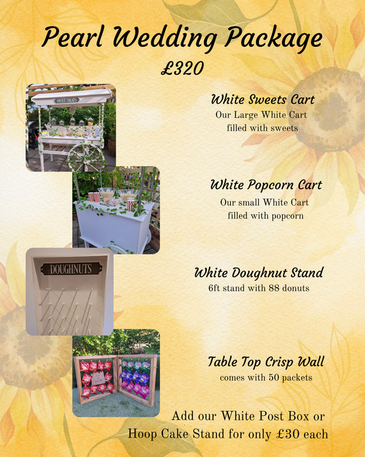 Pearl Wedding Package £320 (£50 deposit)