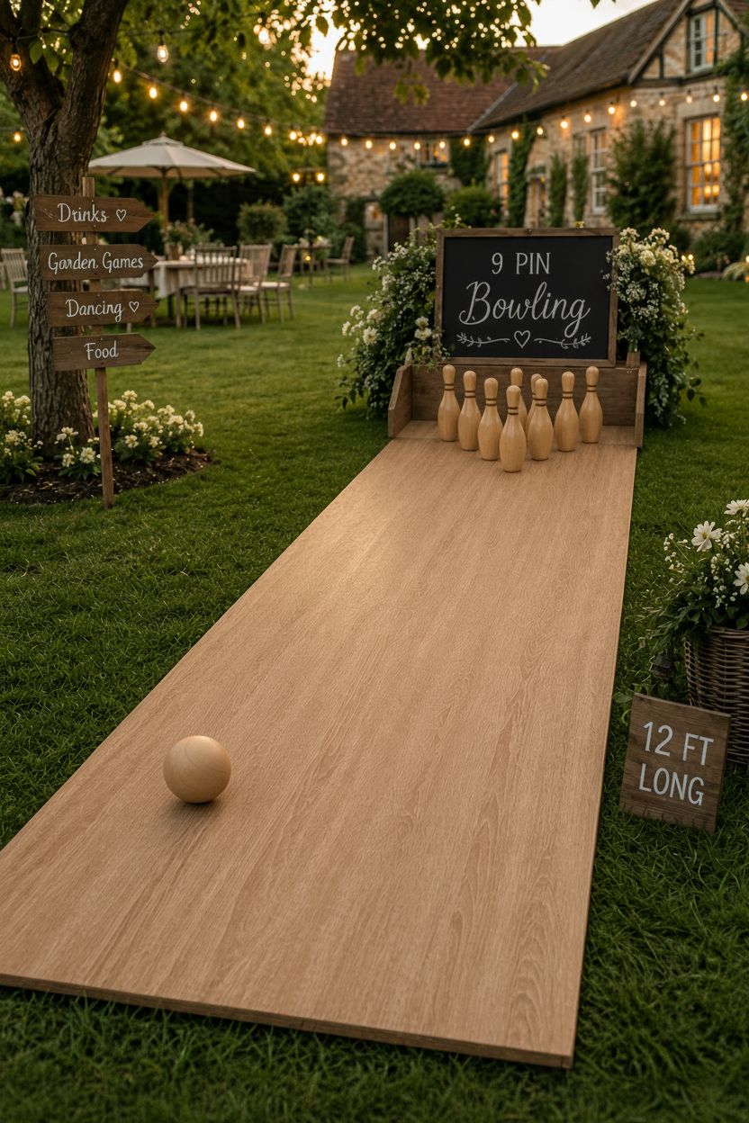 Bowling Alley Hire | Wedding & Garden Games
