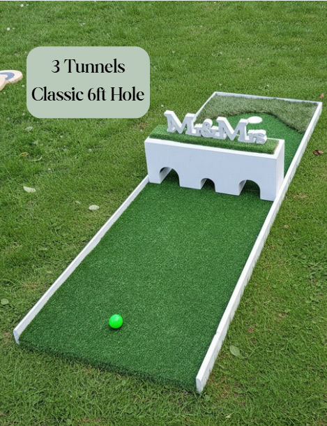 6 Hole Mini Golf Course - Wedding Theme