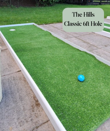 6 Hole Mini Golf Course - Wedding Theme