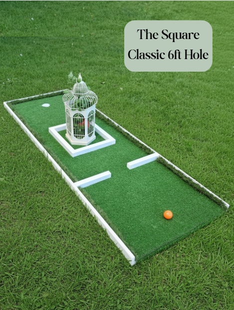 6 Hole Mini Golf Course - Wedding Theme