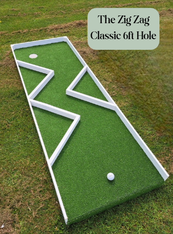 6 Hole Mini Golf Course - Wedding Theme