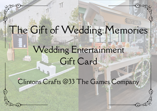 Wedding Entertainment Gift Card