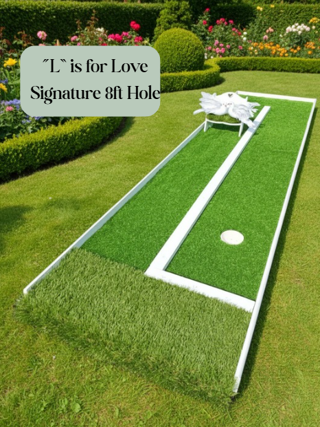 6 Hole Mini Golf Course - Wedding Theme