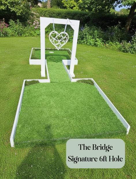 6 Hole Mini Golf Course - Wedding Theme