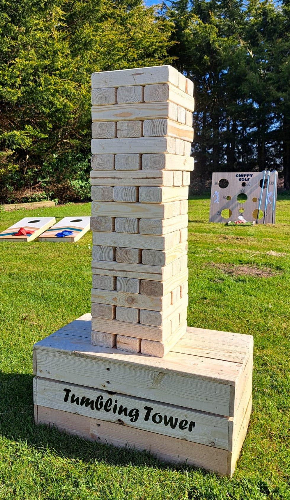 For Hire - Giant Lawn Tumbling Tower