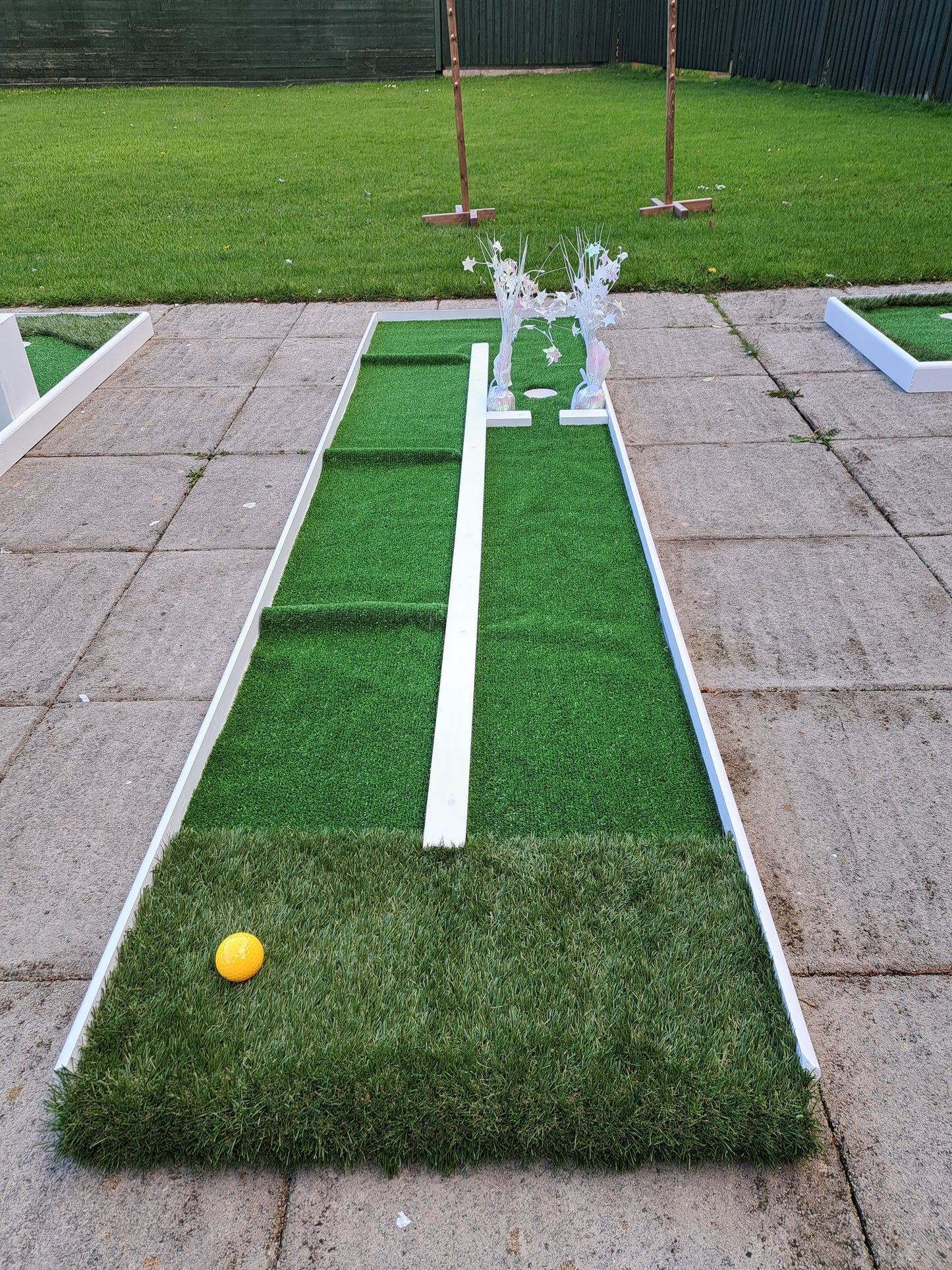Gold Wedding Golf & Games Package | 9 Hole Mini Golf & Garden Games