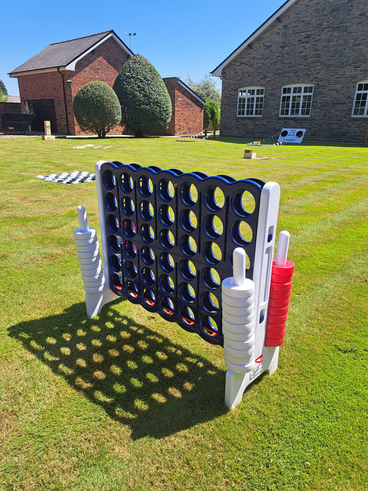 Giant 4 In A Row Hire | Wedding & Garden Games